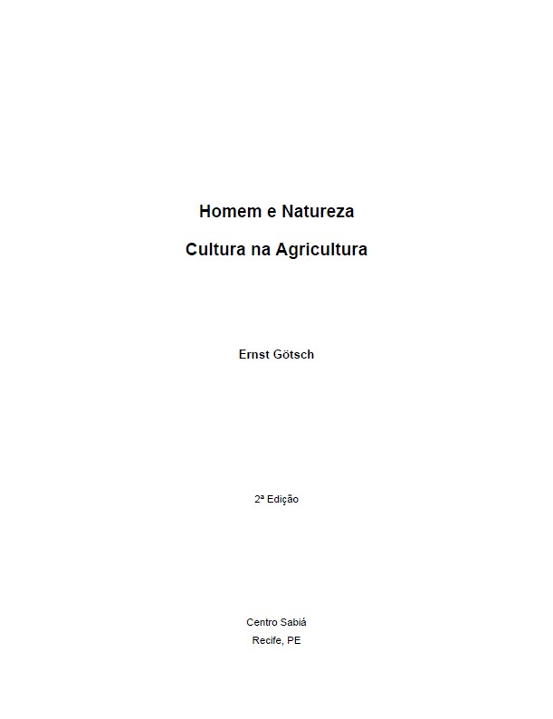 Homem e Natureza – Cultura na Agricultura