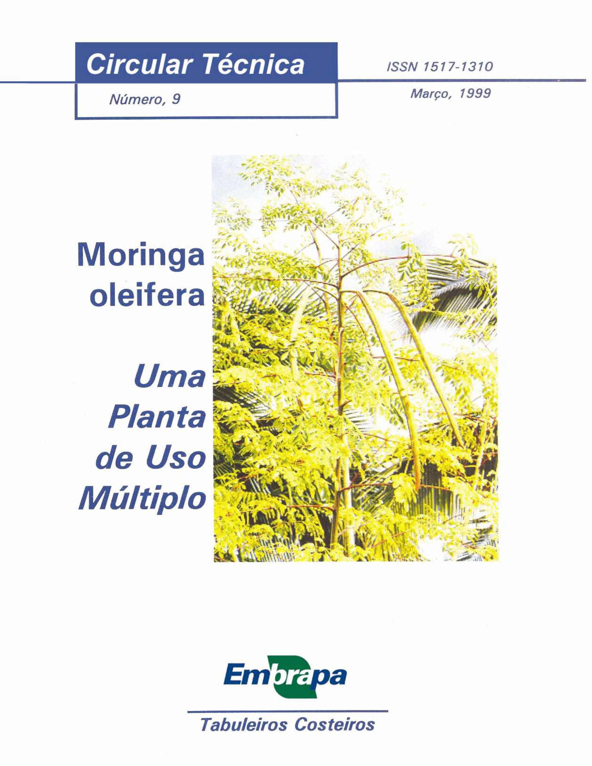 Moringa Oleifera – Uma planta de uso múltiplo