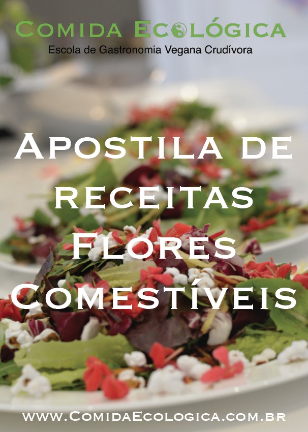 Apostila de receitas Flores Comestíveis